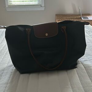 Grey longchamp bag (medium)